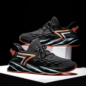 Blade-End Flying Woven Wind Mesn's Sneakers