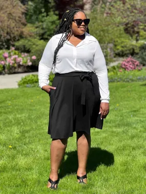 Blair bamboo tie waist belt