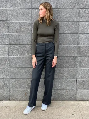 Flat-Front Pants