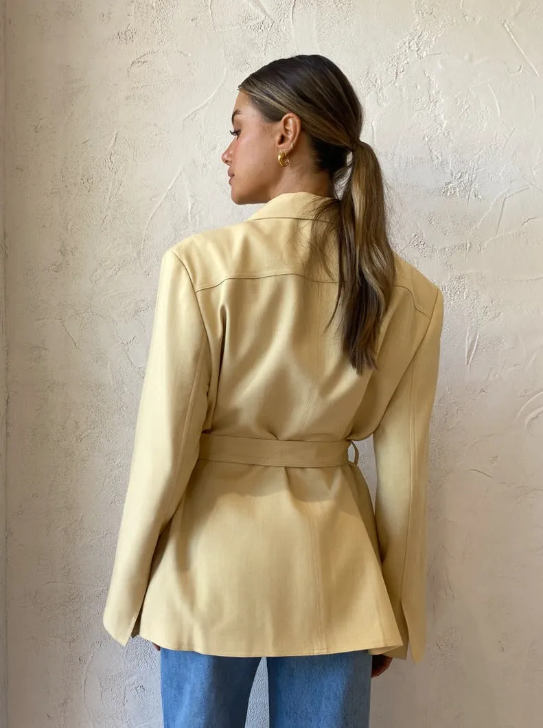 Blanca Denis Blazer in Butter