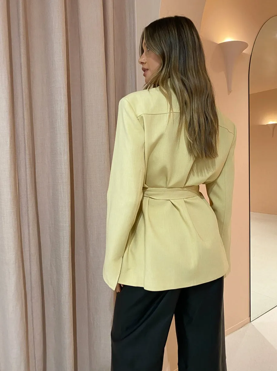 Blanca Denis Blazer in Butter
