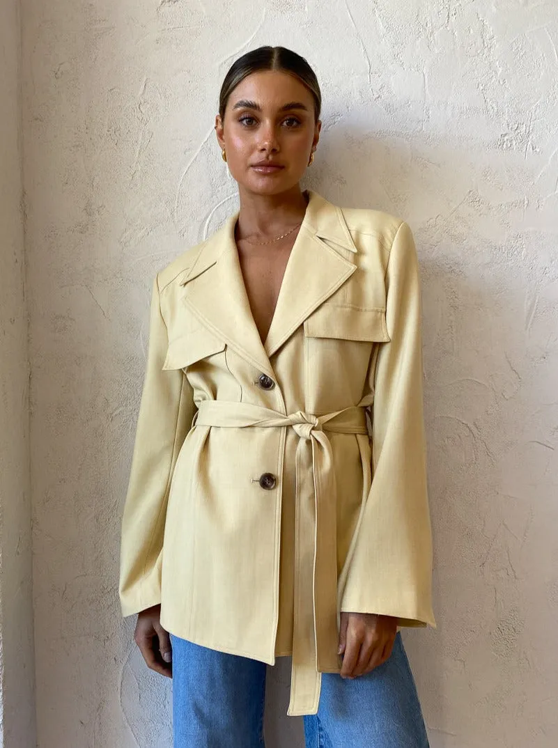 Blanca Denis Blazer in Butter