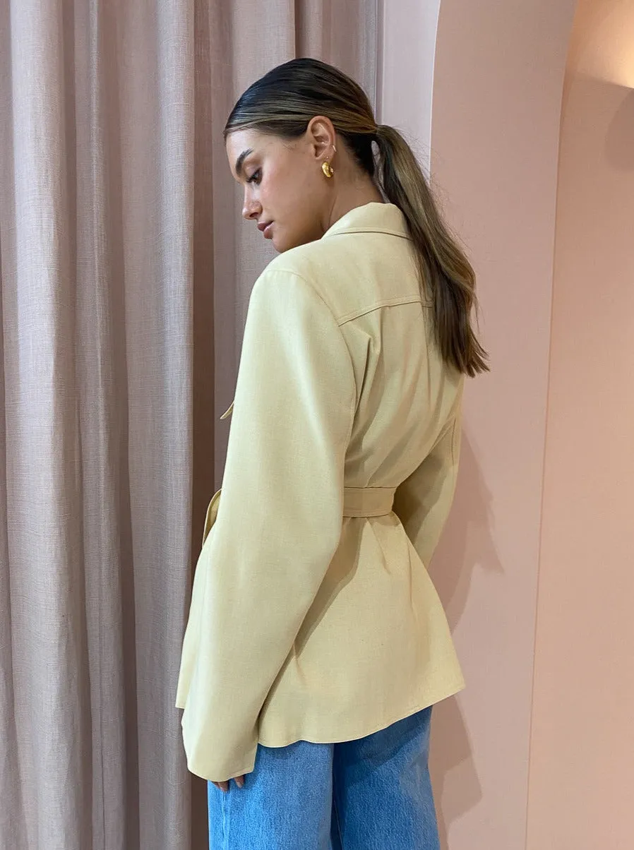Blanca Denis Blazer in Butter