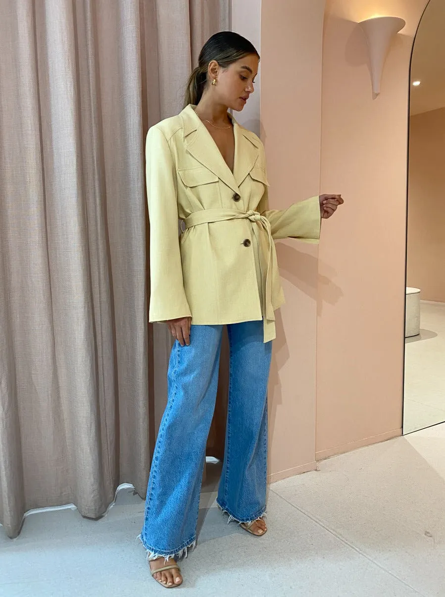 Blanca Denis Blazer in Butter