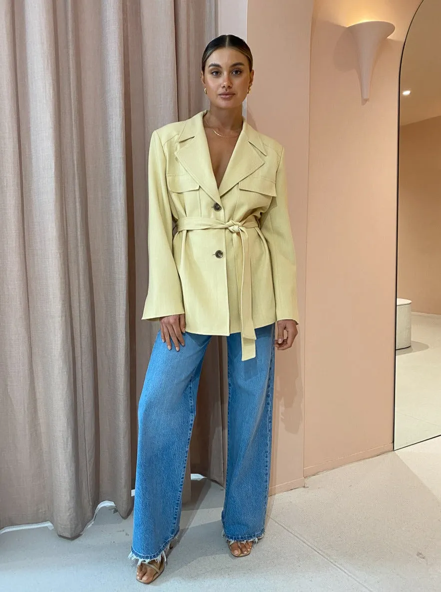 Blanca Denis Blazer in Butter