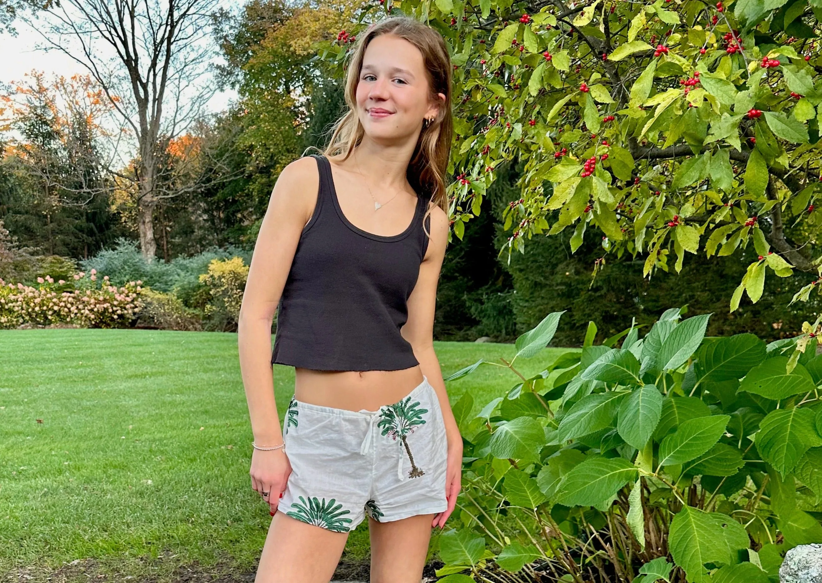 Block Print Cotton 'Savannah' Shorts | The Palm