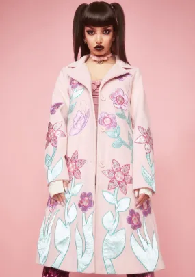 Blooming Joy Patchwork Coat