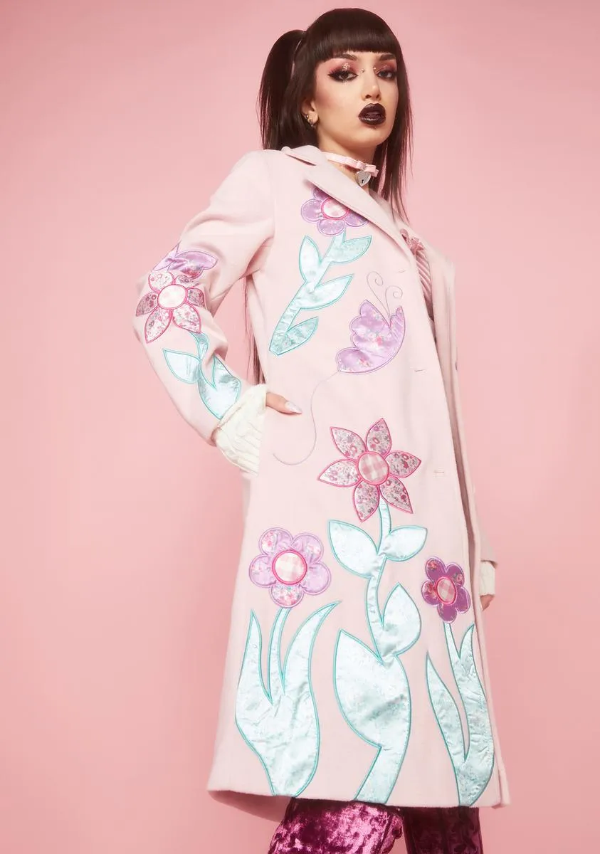 Blooming Joy Patchwork Coat