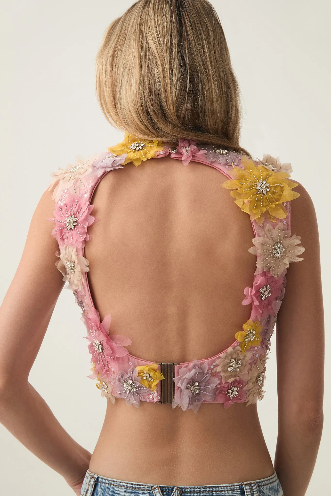 Blossom Flower Shell Top