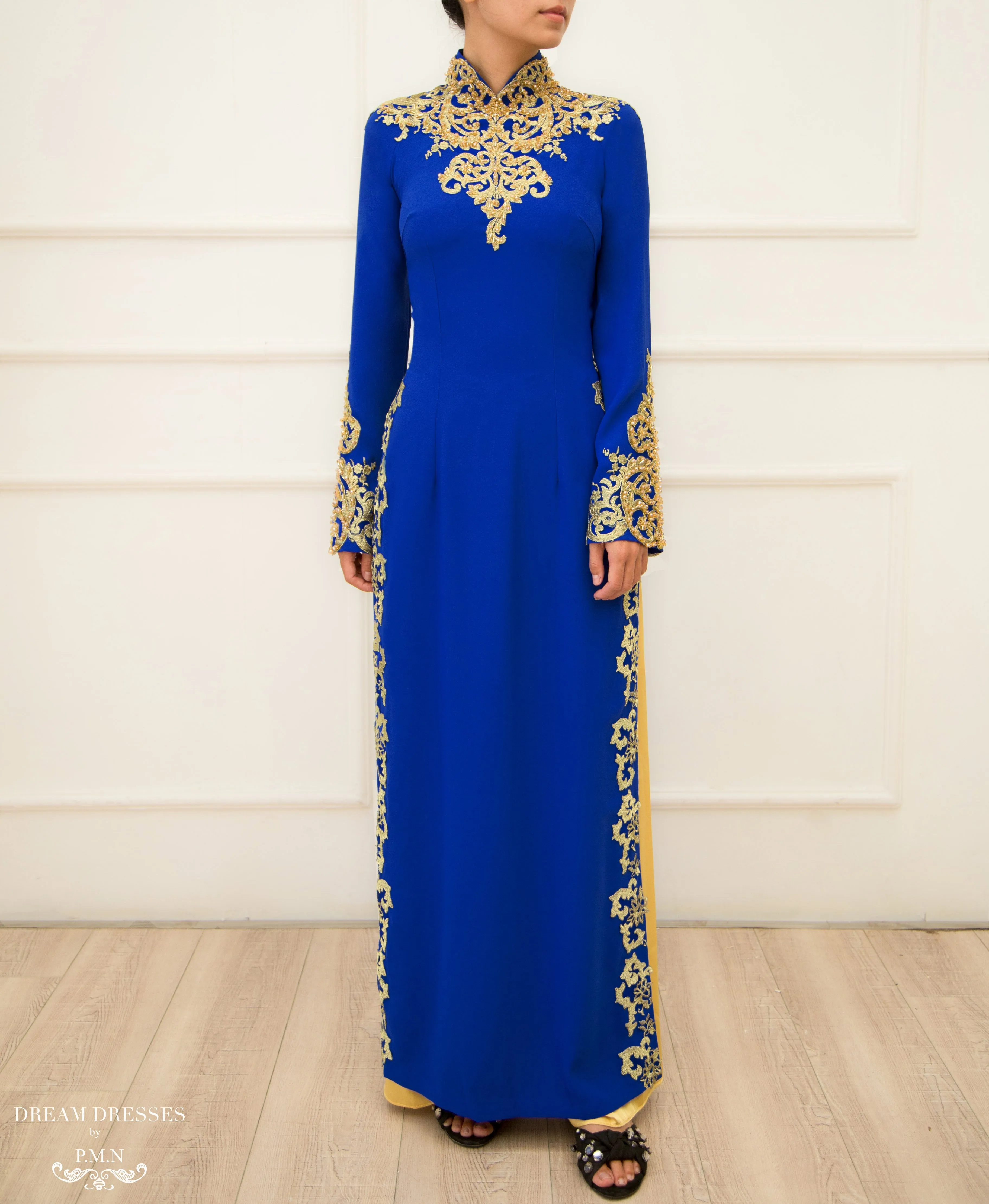 Blue Ao Dai / Mother of The Bride Ao Dai (#GINA)