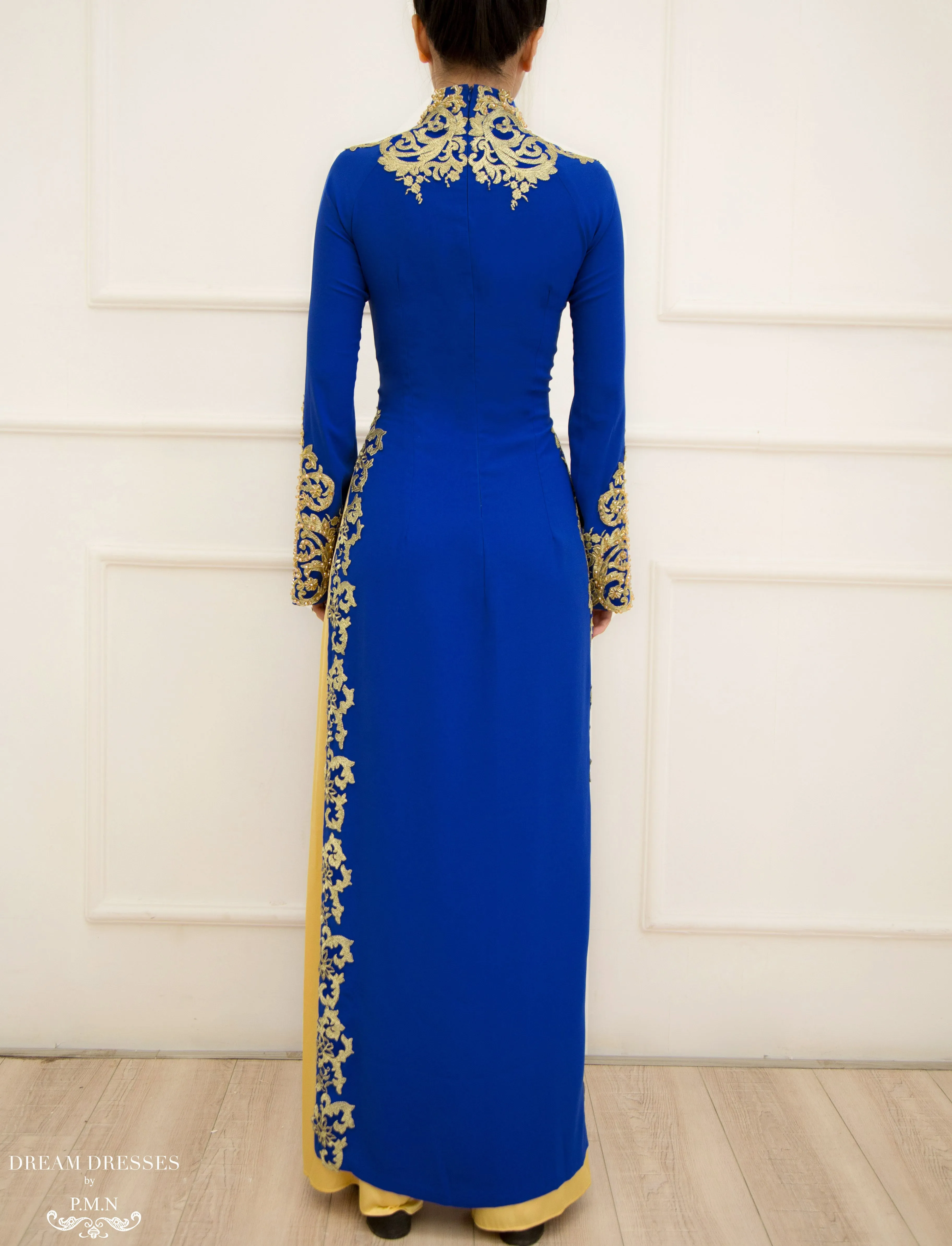 Blue Ao Dai / Mother of The Bride Ao Dai (#GINA)
