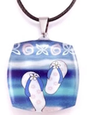 Blue Jandals Pendant