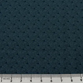 Blue Micro Vines Floral Cotton Print