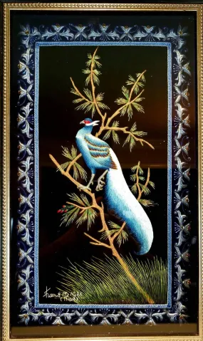 Blue Pheasant Wall Art