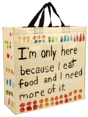 Blue Q Because I Eat Shopper