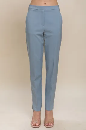 Blue Stone Solid Formal Blazer Pant Slacks