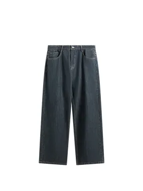 Blue Wide Leg Jeans