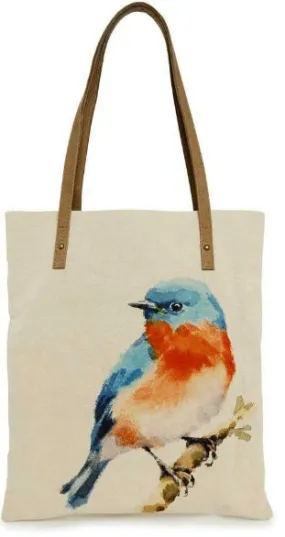 Bluebird Canvas Tote