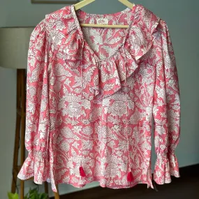 Blush Pink Floral Top