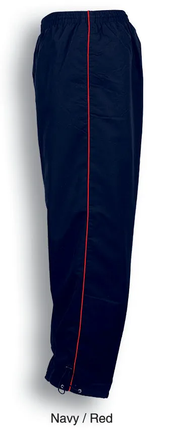 Bocini Unisex Track-Suit Pants With Piping-(CK505)