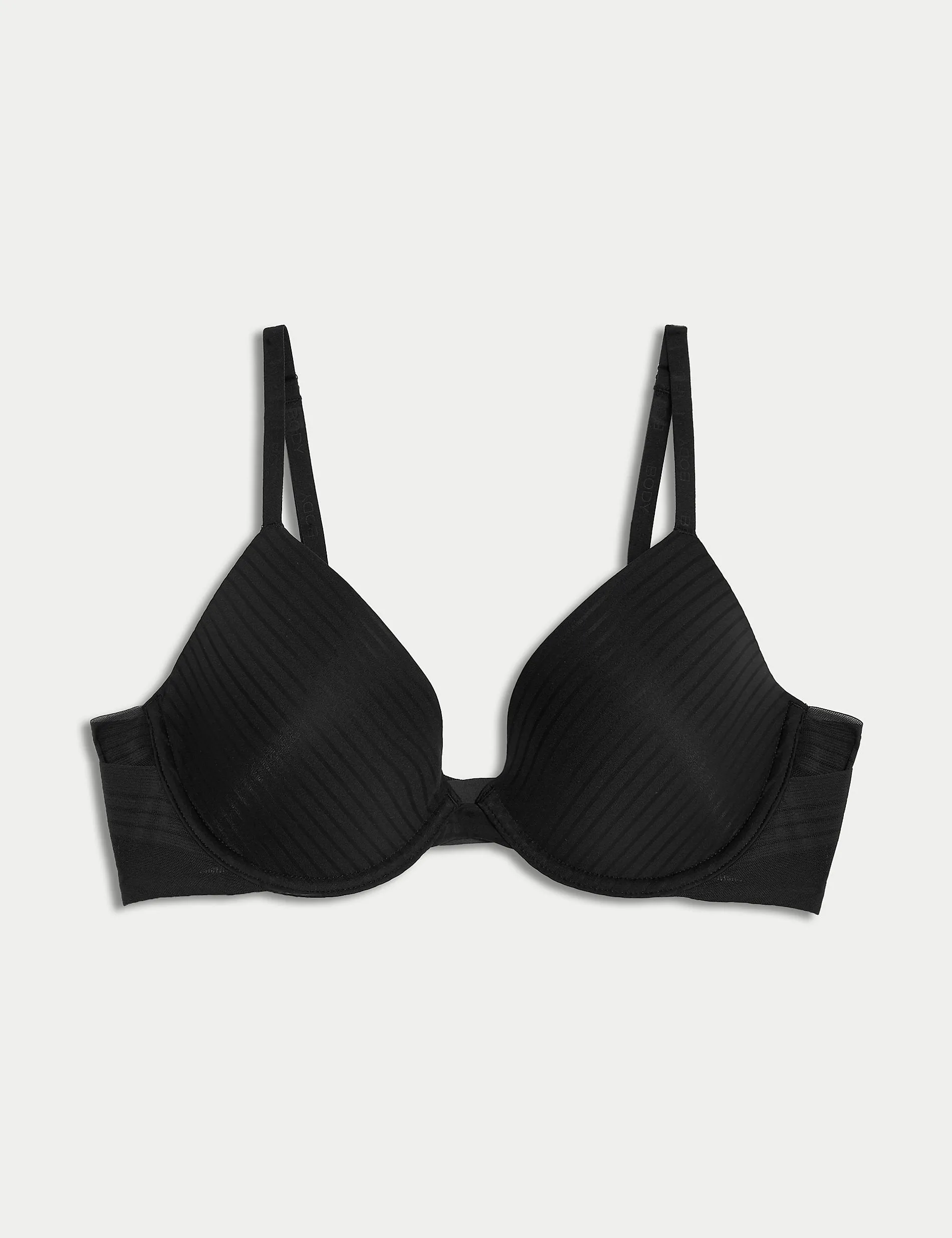 Body Define Marks & Spencer Plunge T-shirt Bra, Black
