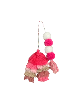Bogg® Bag Bauble - Straw Market Double Tassel
