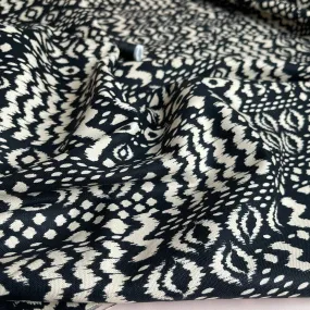 Bohemian in Black Cotton Canvas