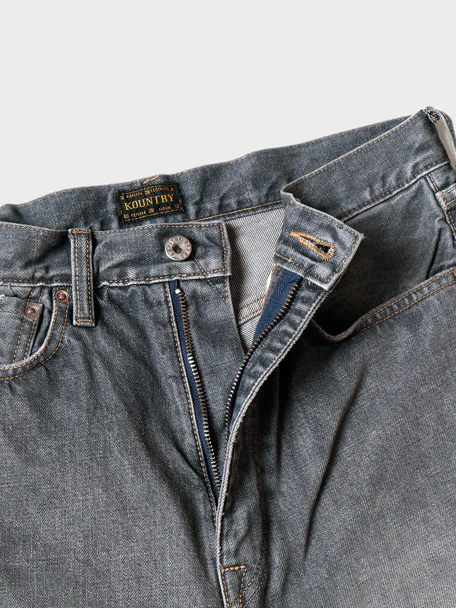 Bone Denim Shorts
