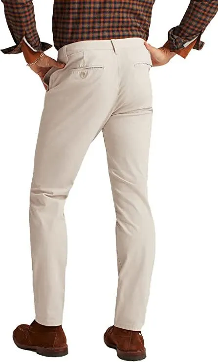 Bonobos Men's Oat Milk 40W x 32L Slim Stretch Washed Chino 2.0 Pants