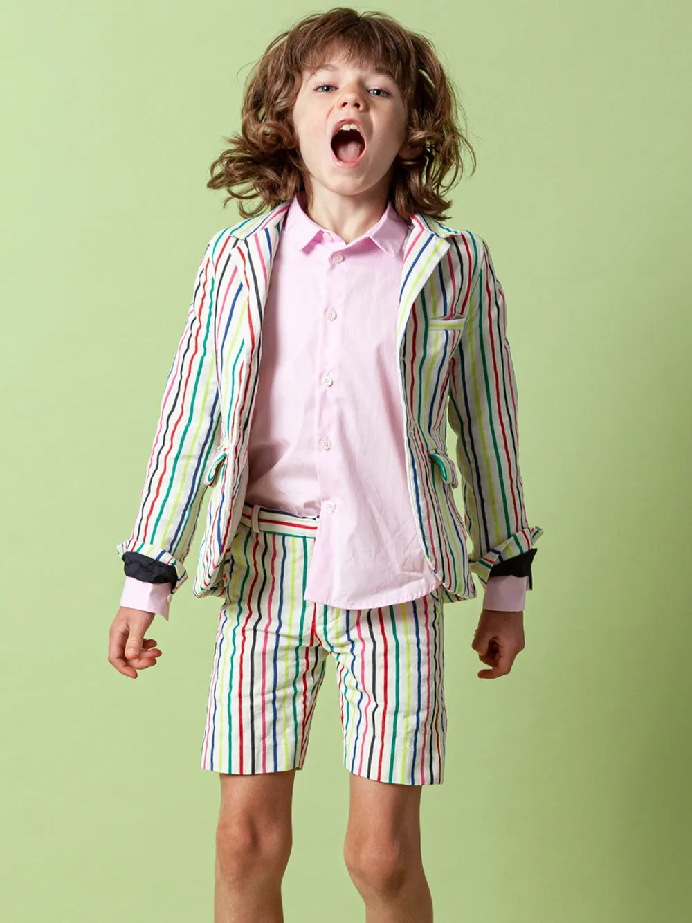 Bopak Striped Bermuda Shorts