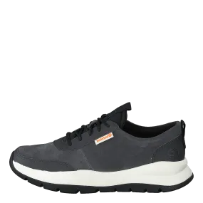 Boroughs Project Lthr Ox Dark Grey Suede