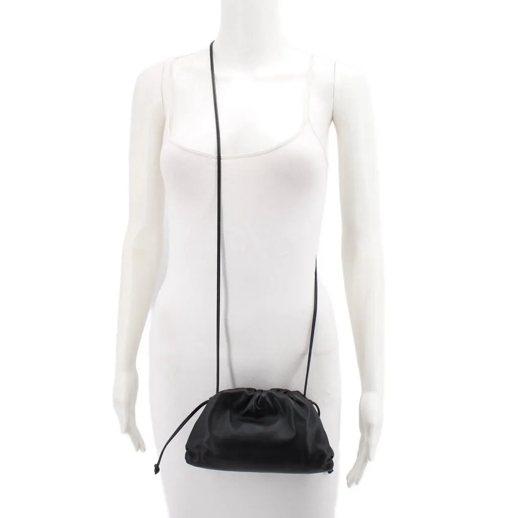 BOTTEGA THE MINI POUCH CROSSBODYS BLACK