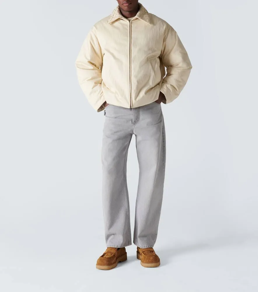 Bottega Veneta Intrecciato cotton-blend twill down jacket