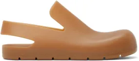 Bottega Veneta Tan Rubber Puddle Loafers