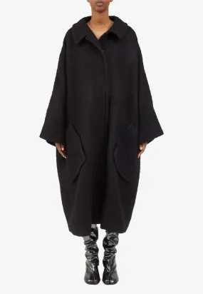 Bouclé Oversized Coat