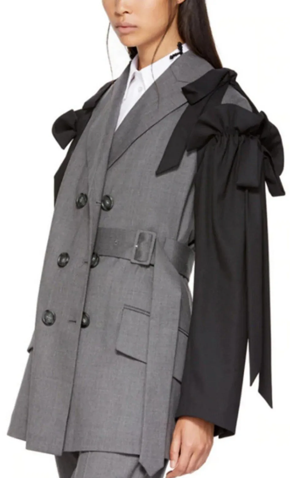 Bow-Sleeve Jacket