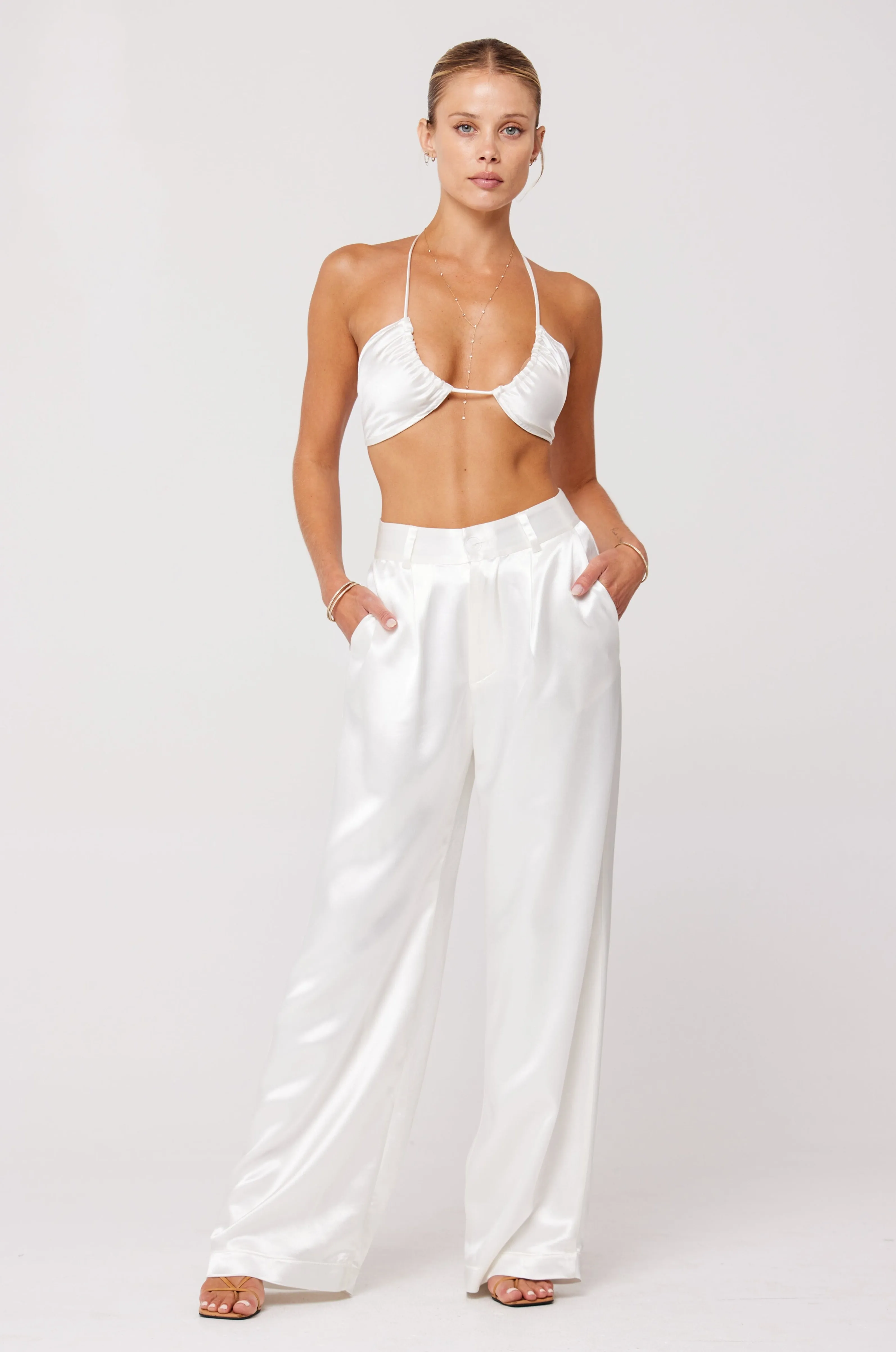 Bowie Top in Pearl