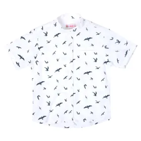 Boys Casual Shirt Seagull - White