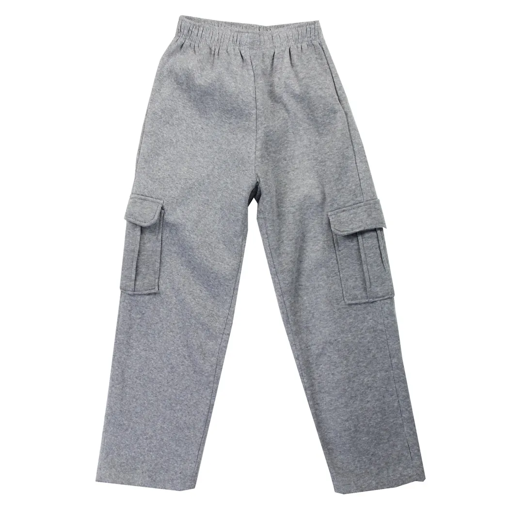 Boys Fleece Cargo Pants
