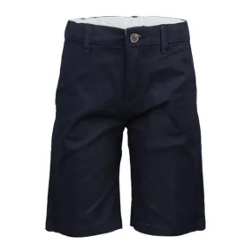 BOYS NAVY BASIC TWILL CHINO SHORTS