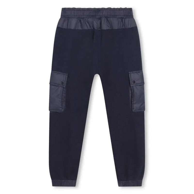 Boys Navy Jogging Bottoms