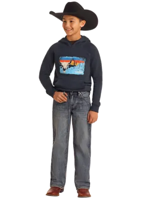 Boy's Rock & Roll Denim Regular Bootcut Jeans BB0BD05592