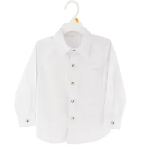 Boys Toddler Dress Shirt Long Sleeves