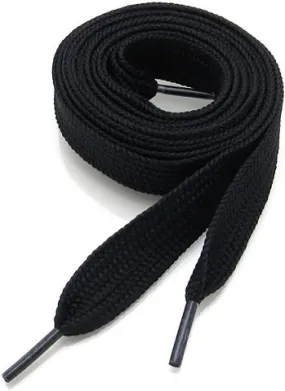Braidlace Heavy Duty Shoe Laces - 72" Flat Black