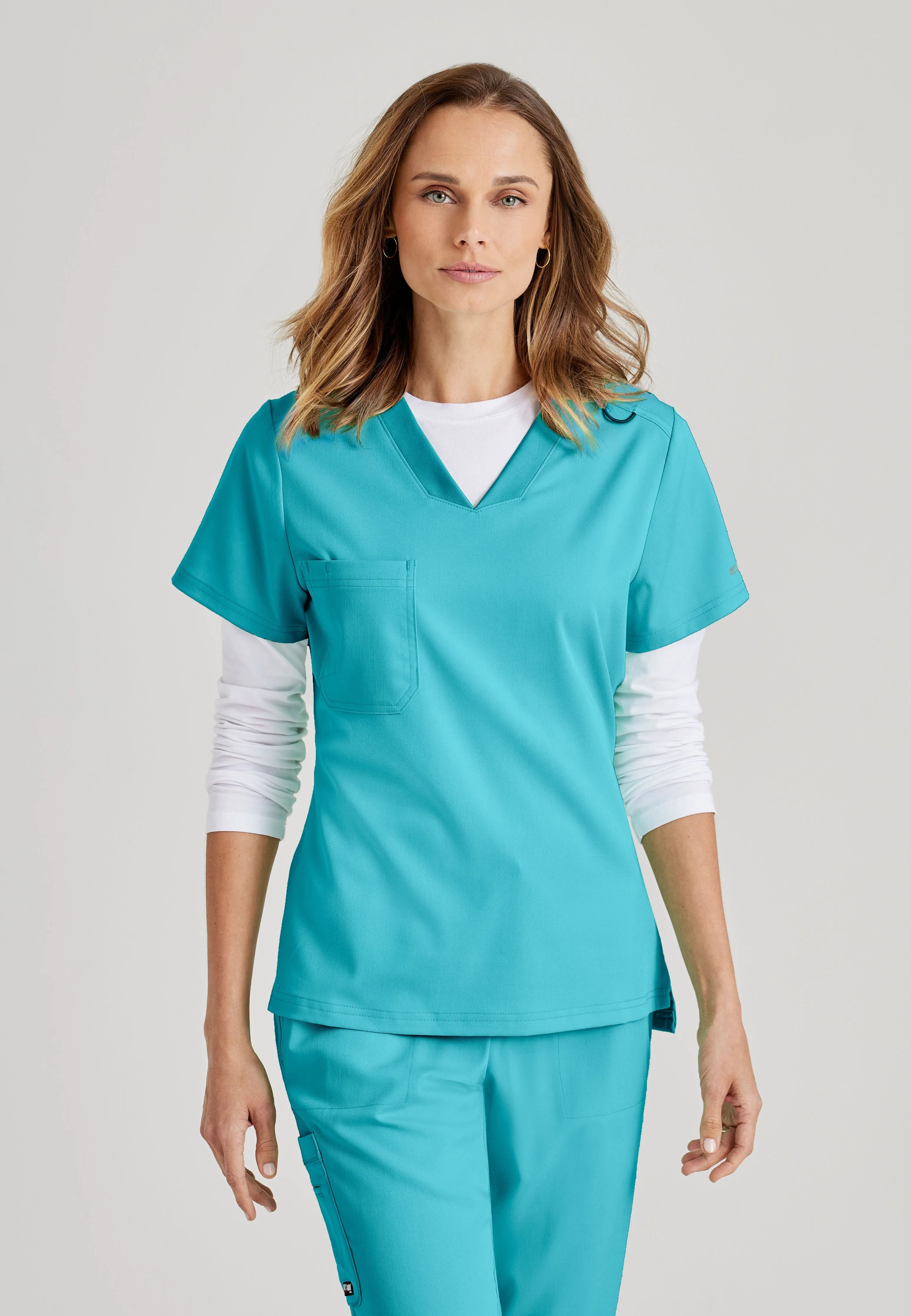 Bree 1-Pocket Tuck-In Scrub Top