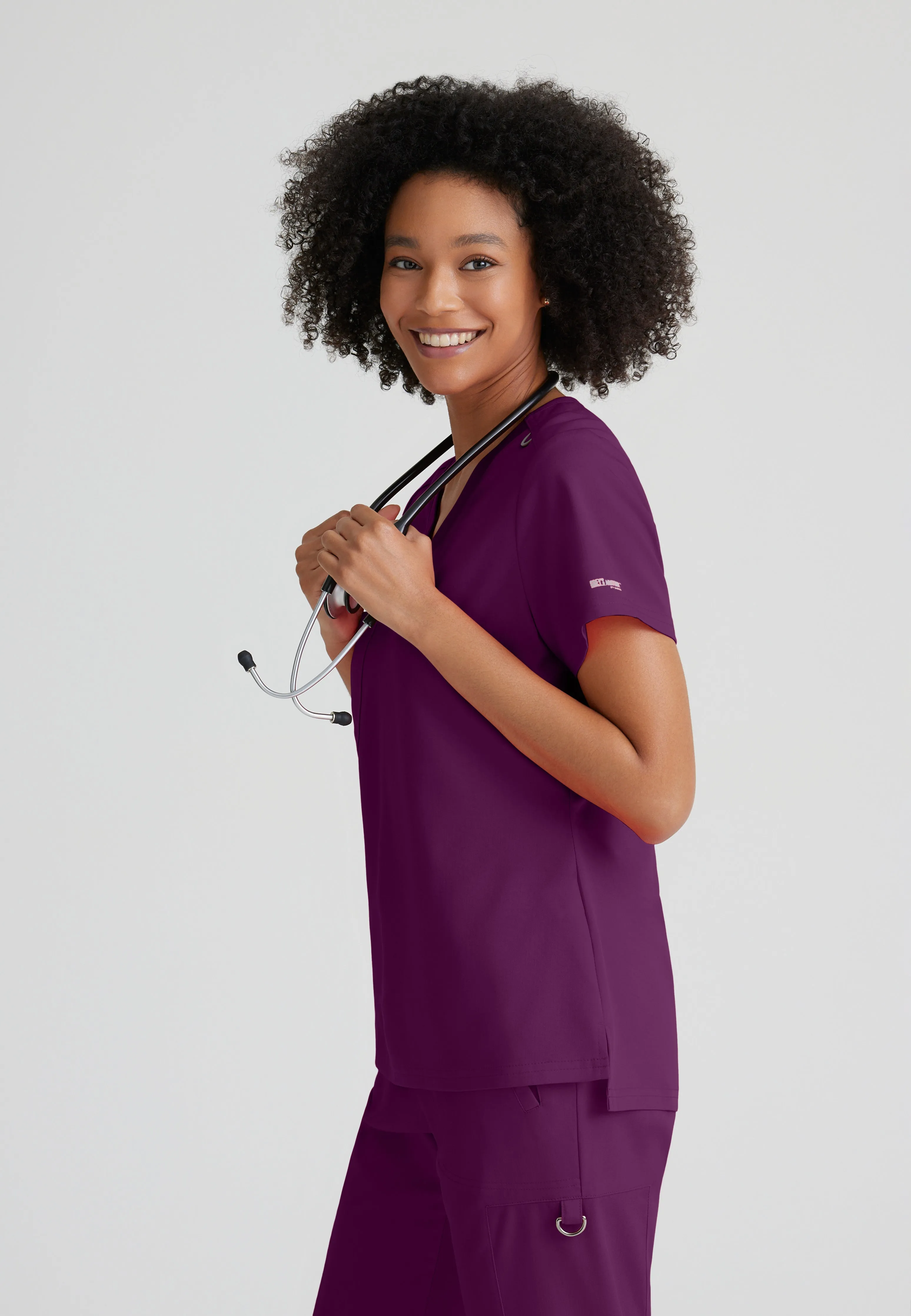 Bree 1-Pocket Tuck-In Scrub Top