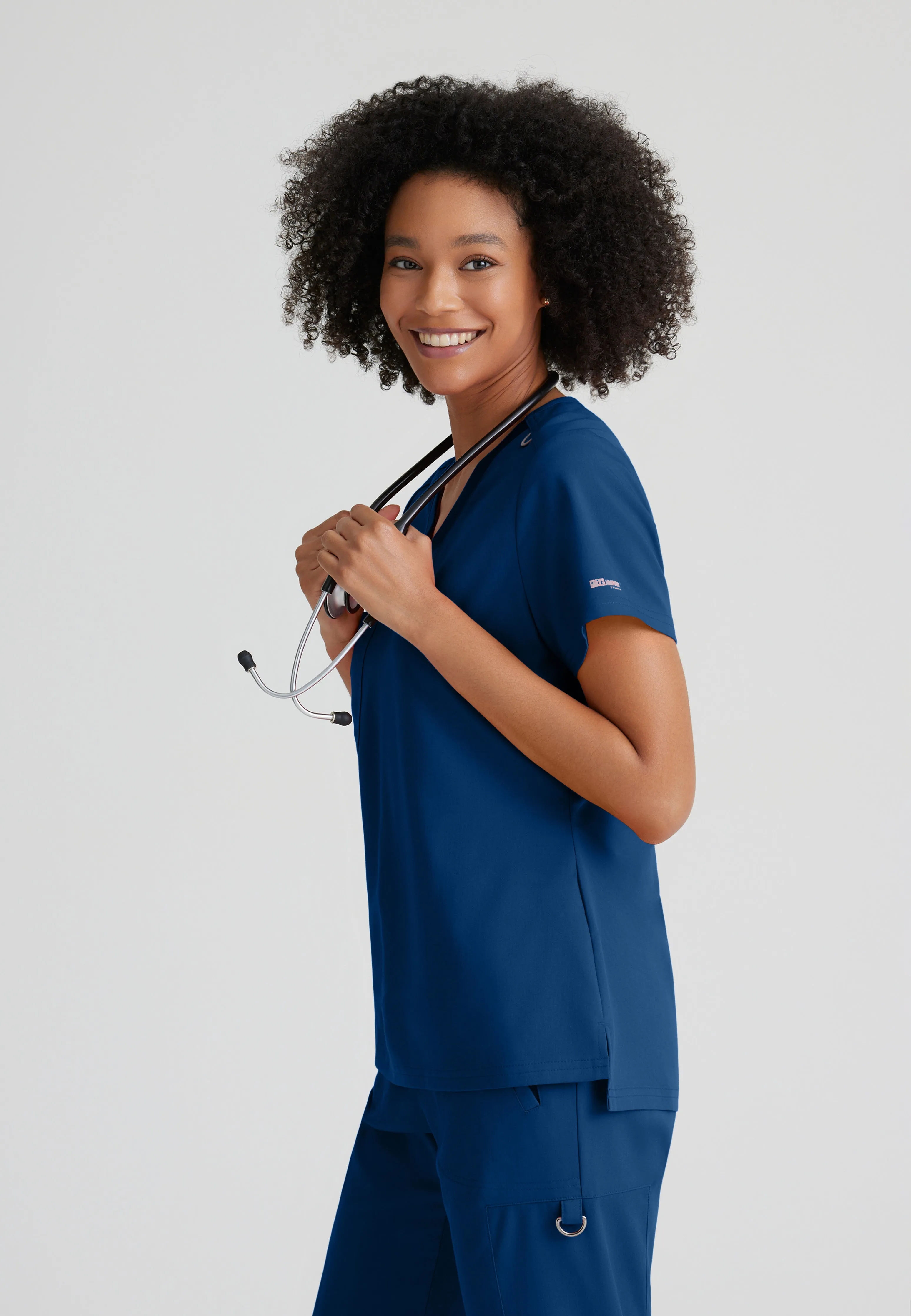 Bree 1-Pocket Tuck-In Scrub Top