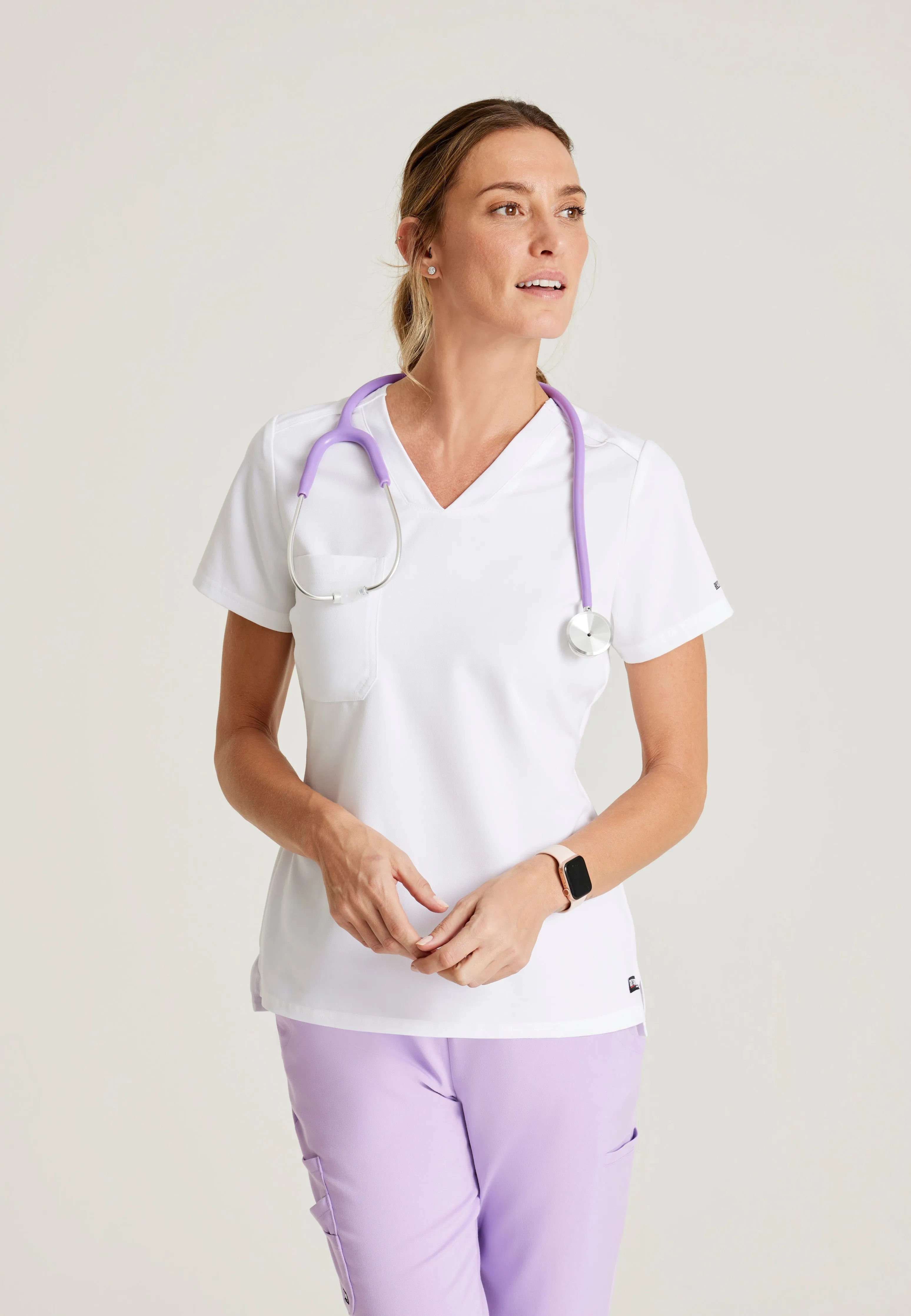 Bree 1-Pocket Tuck-In Scrub Top