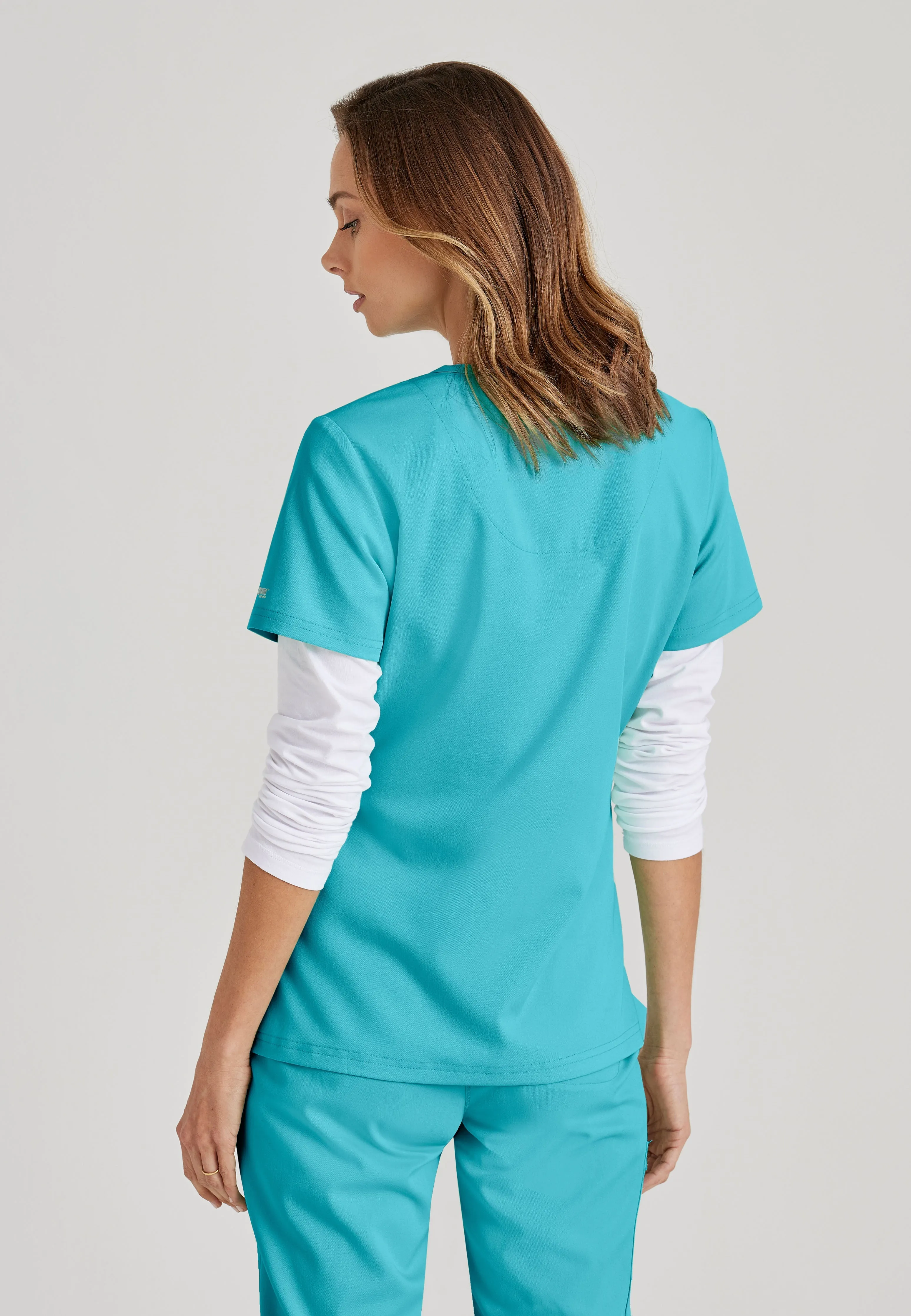 Bree 1-Pocket Tuck-In Scrub Top