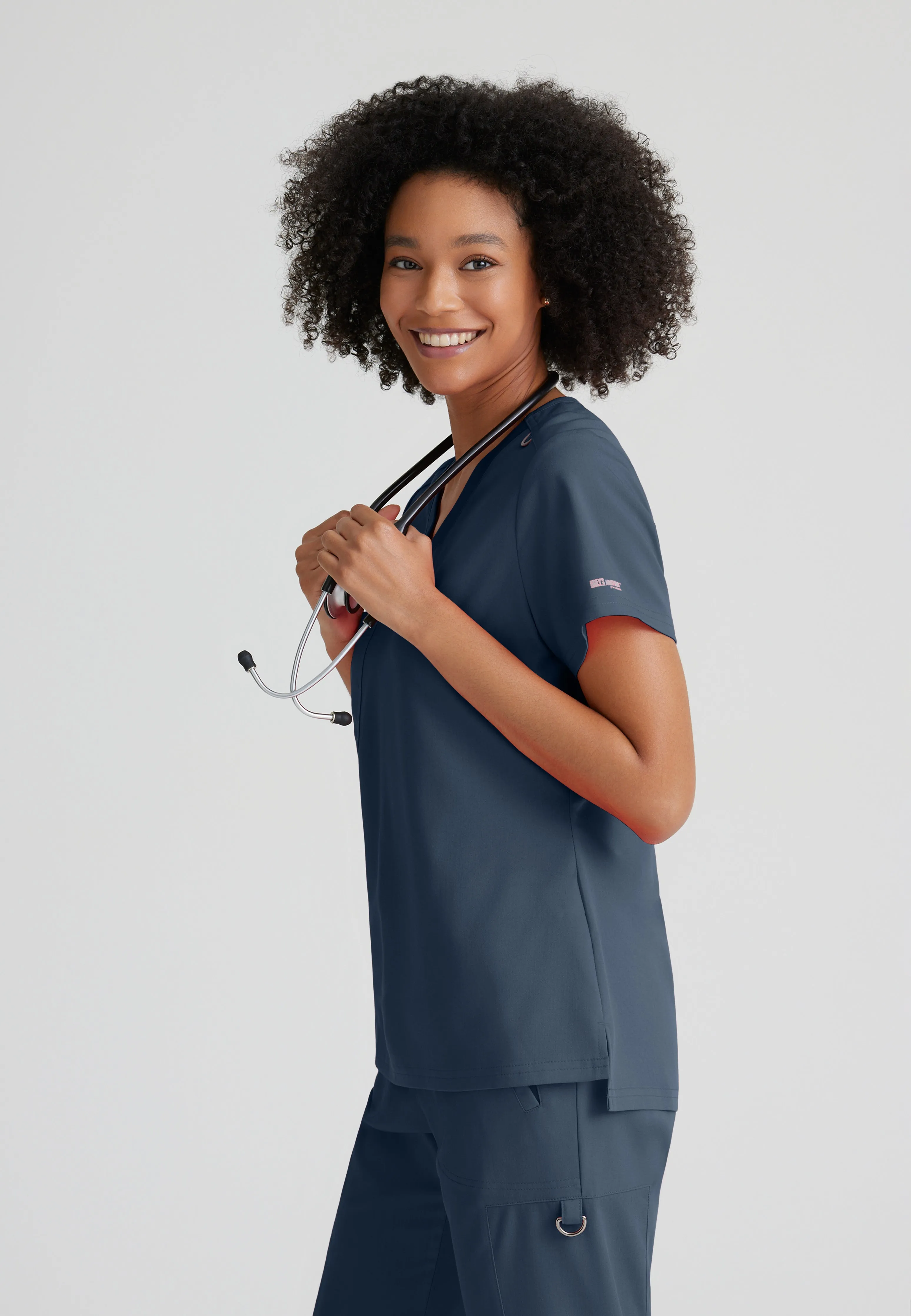 Bree 1-Pocket Tuck-In Scrub Top
